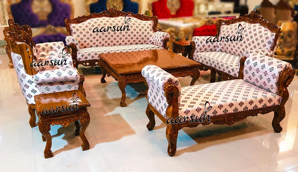 9 Seater before its news Sofa Set in Teak Wood  2025