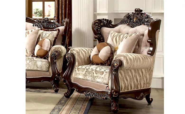 Antique crichd Classic Sofa Set Wingback Design 2025