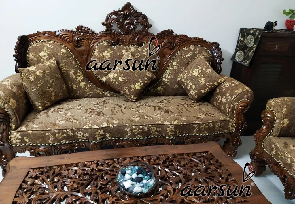 Antique cinego Sofa Set Teak Wood   2025