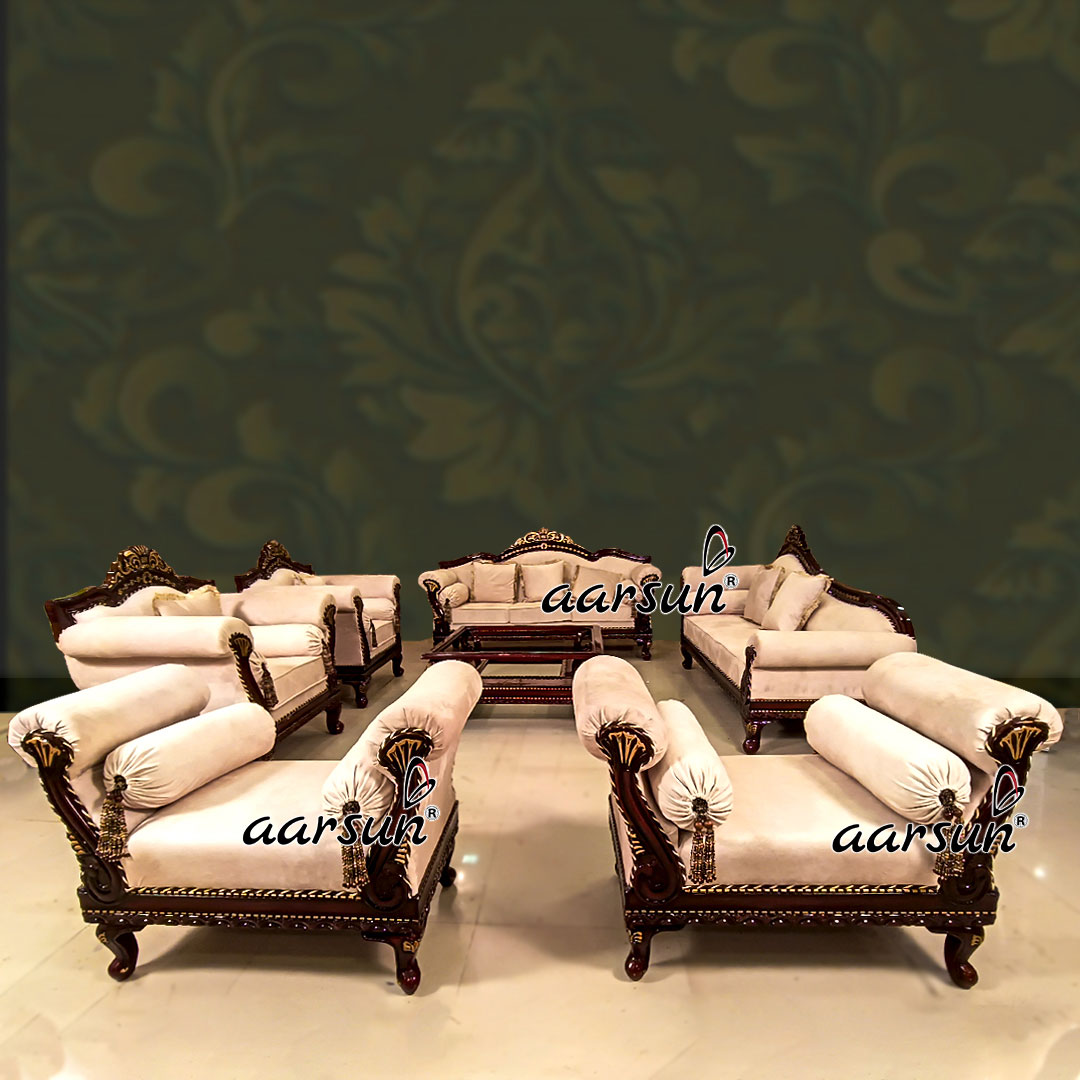 Baithak crack streams  Sofa Set in Teak  2025