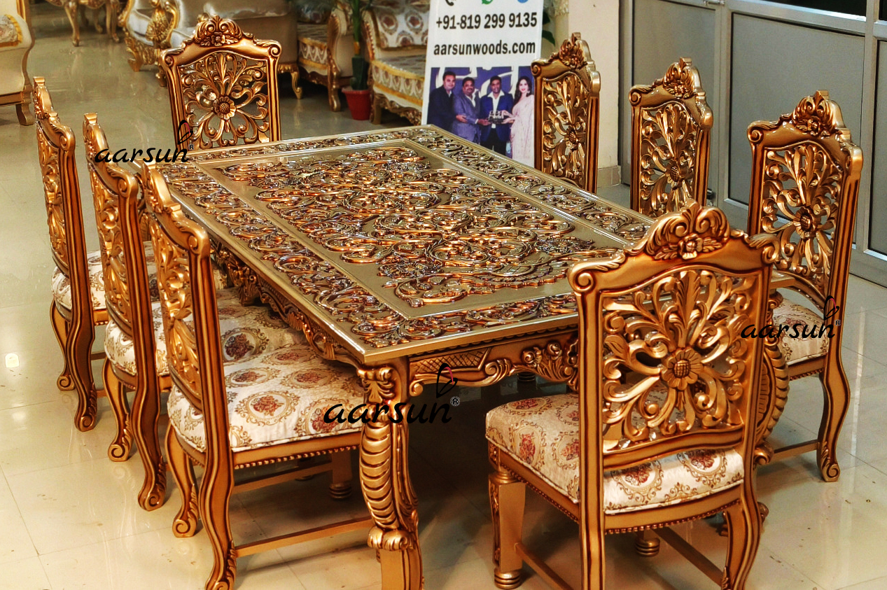 Gold Rush manwha18 Dining Set in Teak Wood  2025