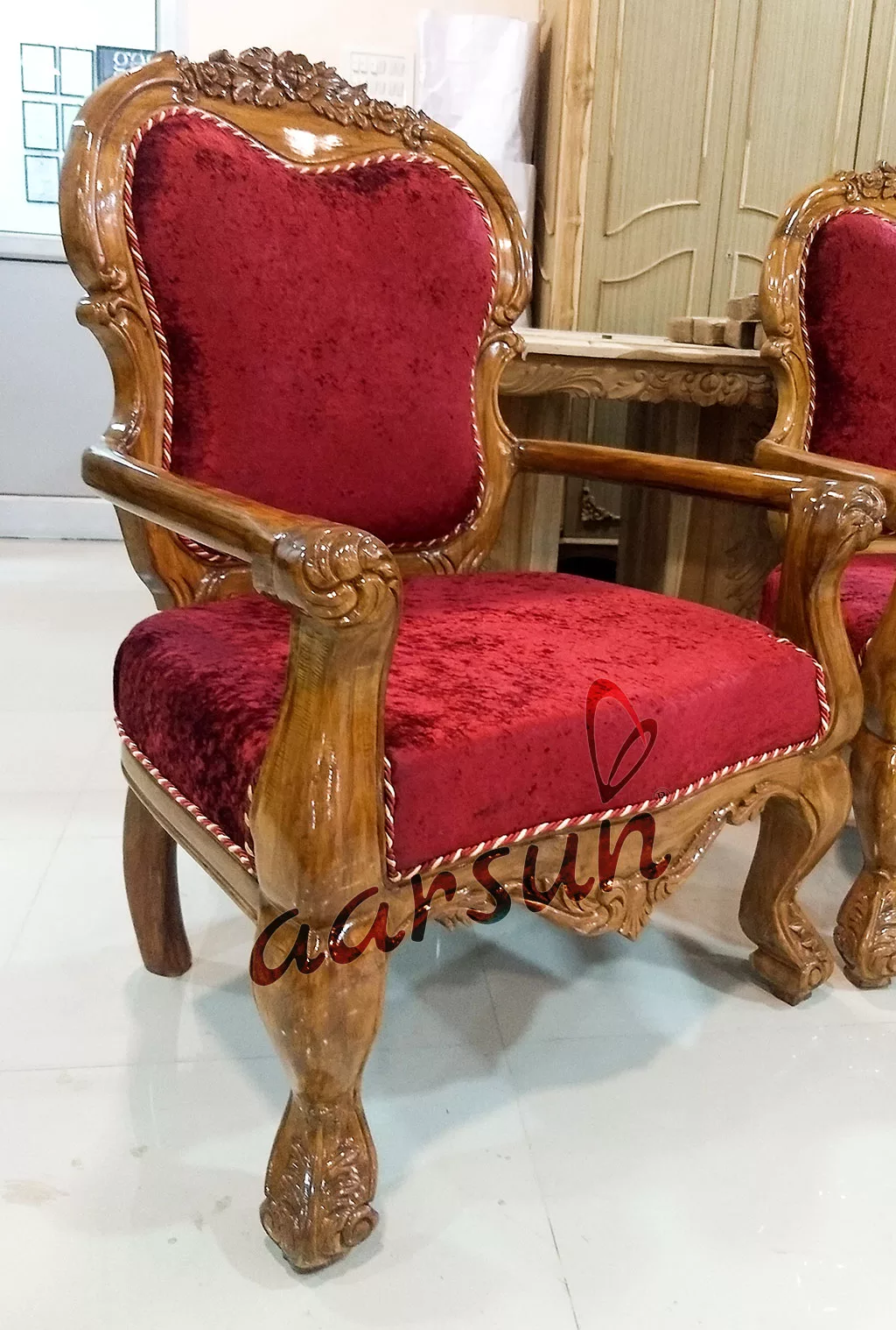 Carved spy dialer Sofa Set Living Room Furniture  2025