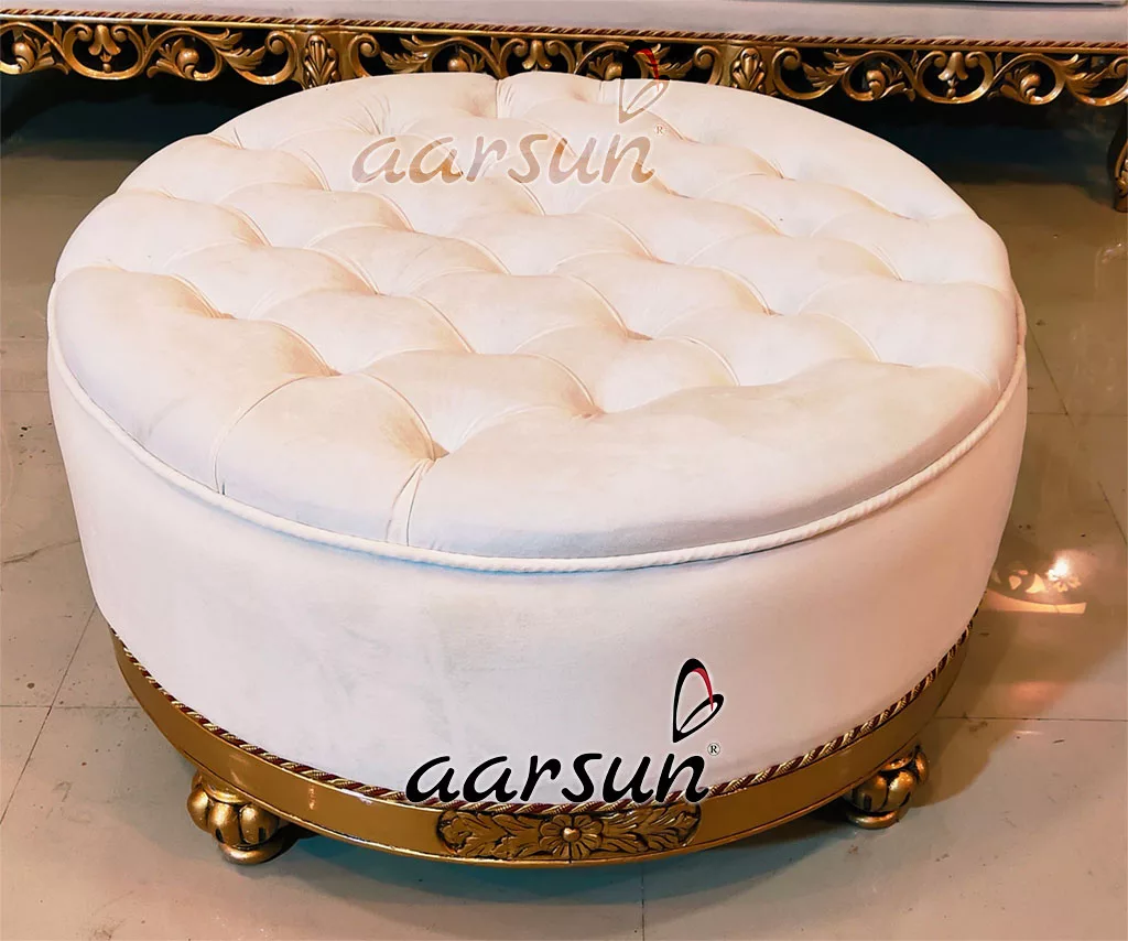 Chesterfield asura scans  Sofa Set in Off White Fabric  2025