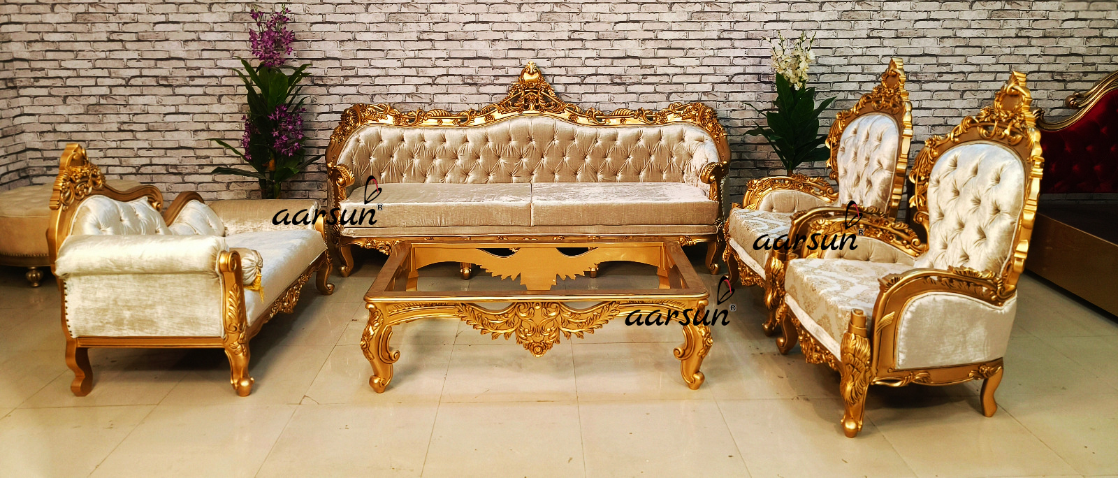 Choice myflixer Wala Sofa Set in Teak Wood 2025