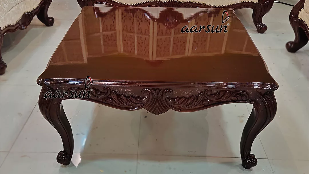 Classic m4ufree Wingback Sofa Set 2+2+1+1