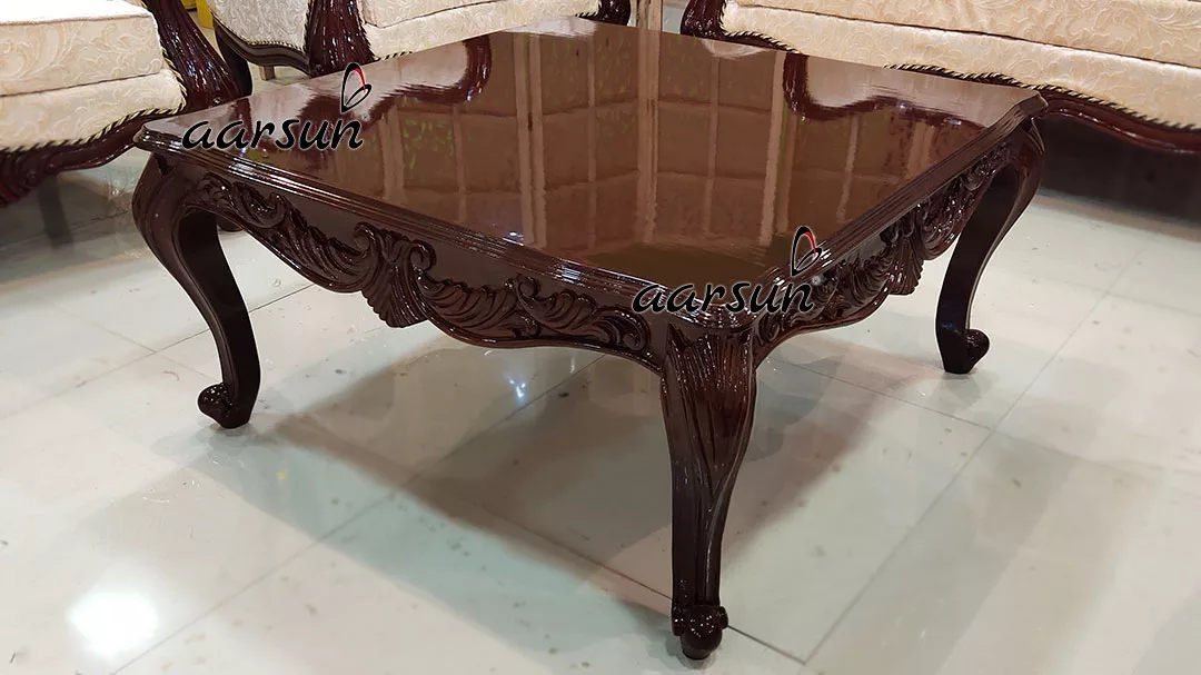 Classic m4ufree Wingback Sofa Set 2+2+1+1