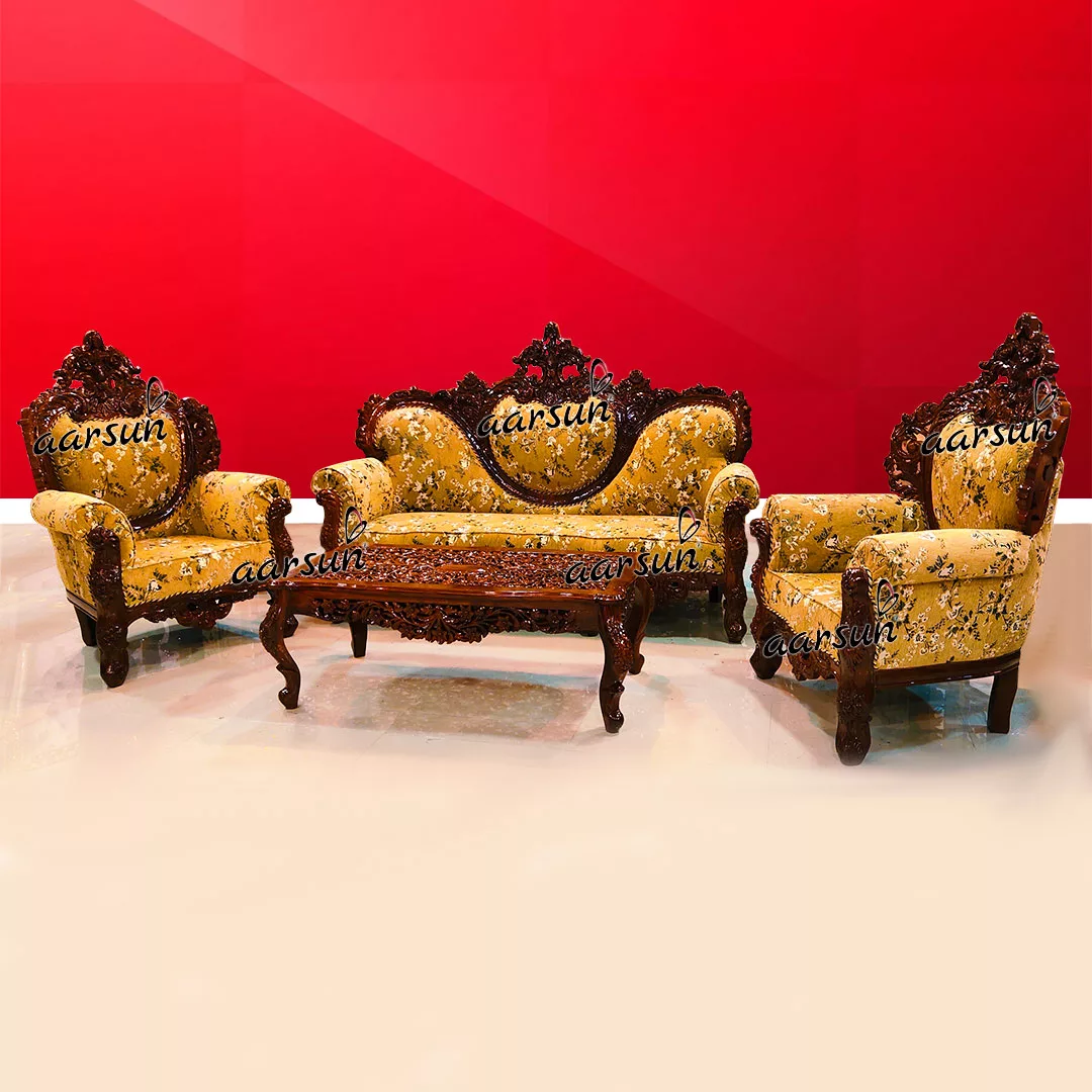 Colonial taboofantazy Style Sofa Set in Sheesham Wood 2025