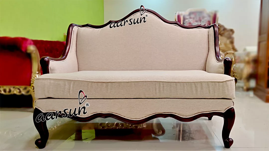 Designer chatiw  6 Seater Sofa Set in Solid Teak Wood