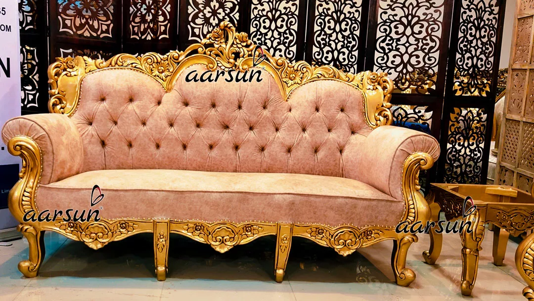 Double f movies Carved Royal Sofa Set 7 Seater 2025