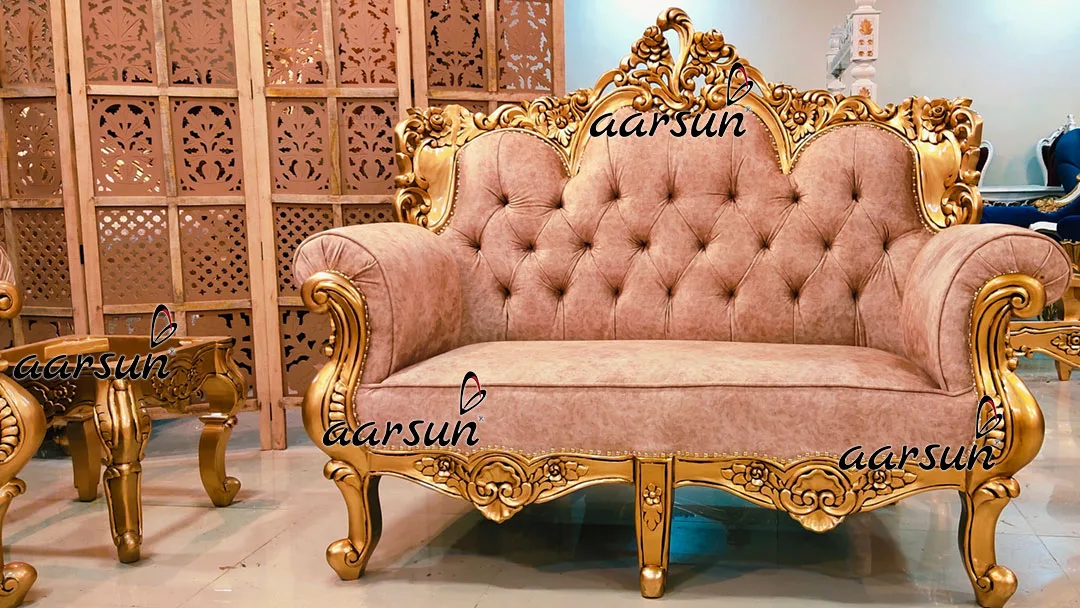 Double f movies Carved Royal Sofa Set 7 Seater 2025