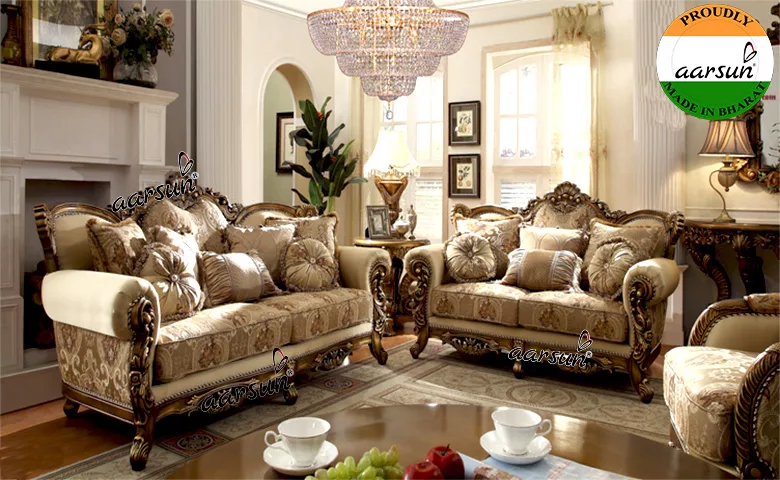 Exclusive buffstreams European Luxury Sofa Set