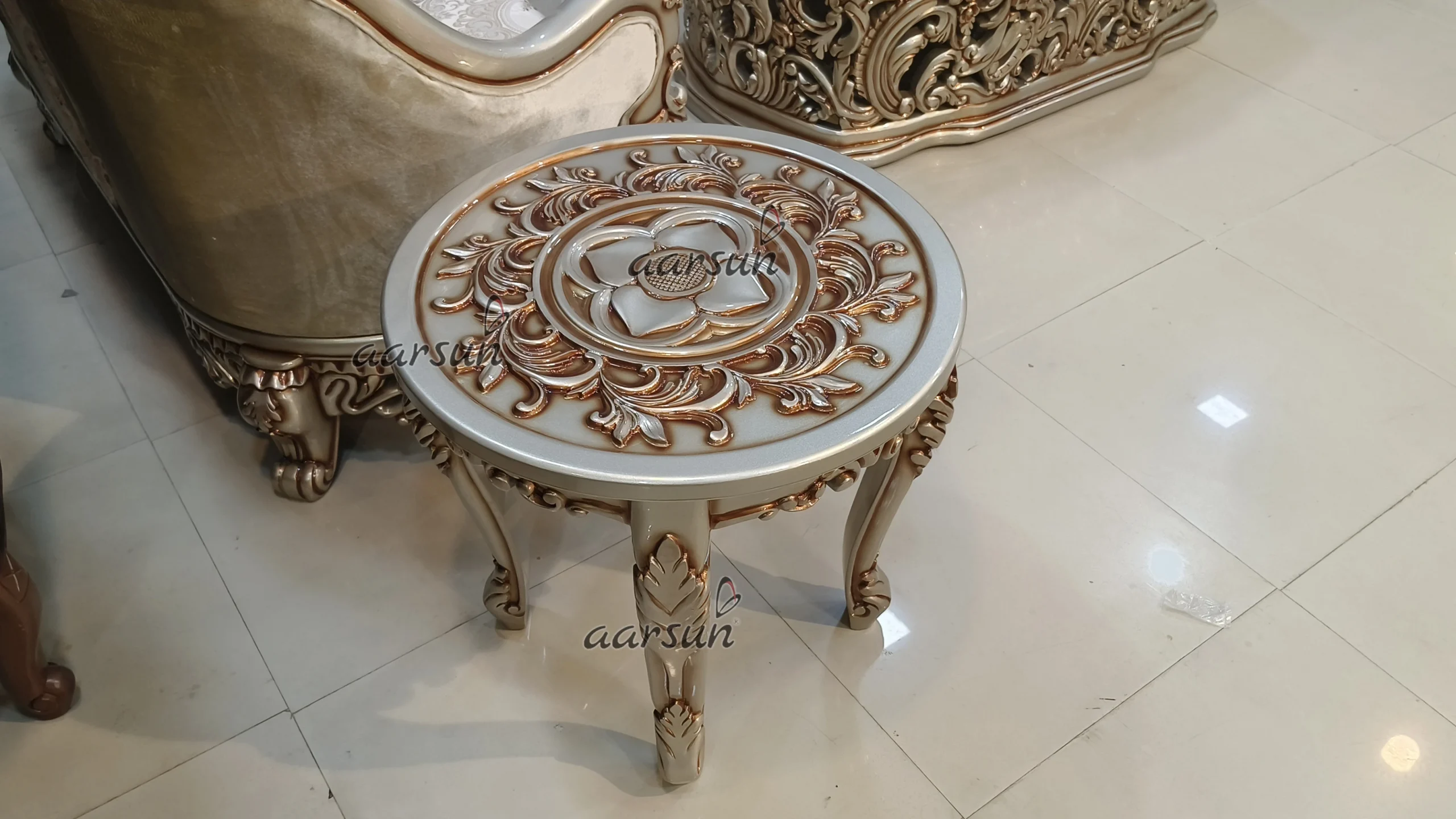 Exclusive lockerfox Hand-Carved Full Sofa Set – Sofa Crown Peacock Design, Chester Sofa 2025