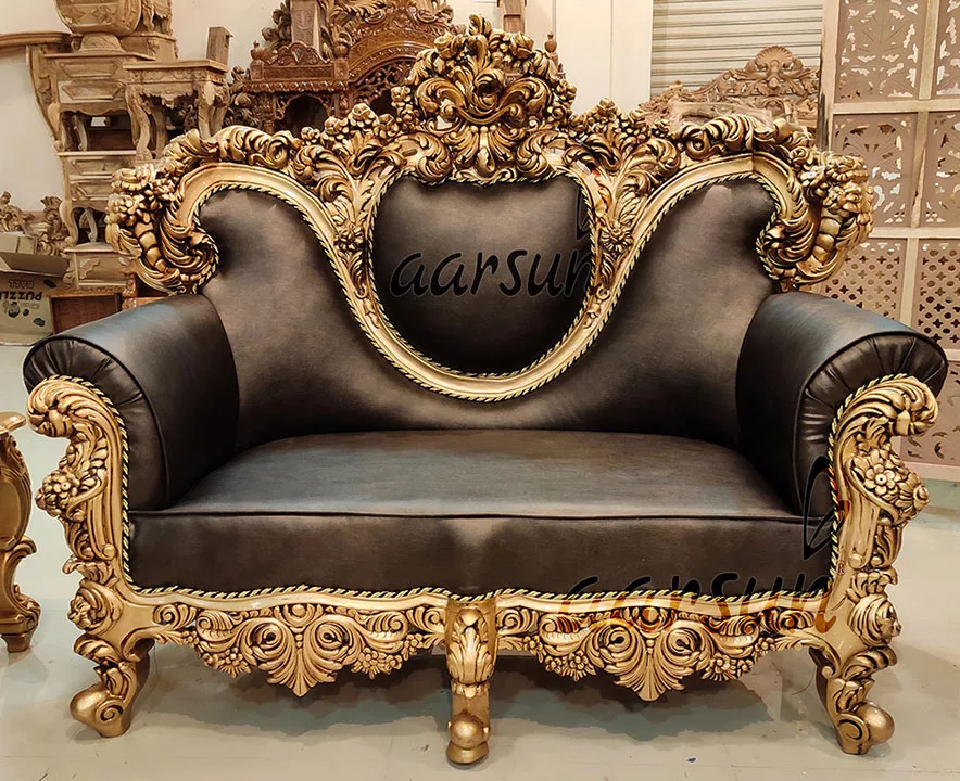 Luxurious Brown flixhd Leatherette Sofa Set  2025