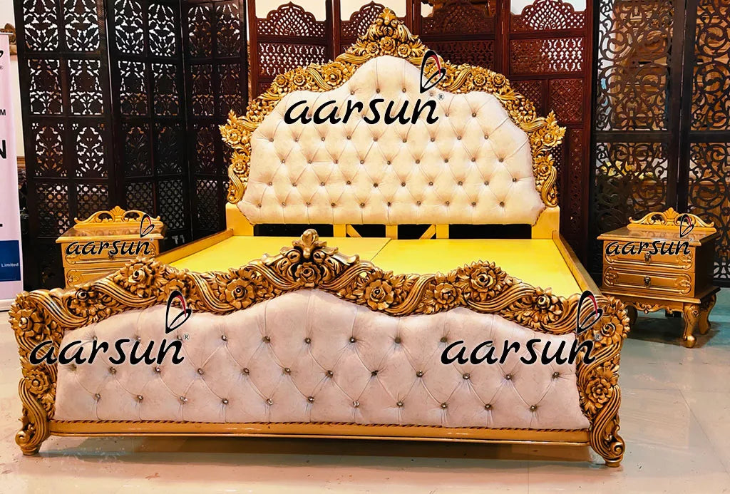 Designer Bed Latest Model Teak wood