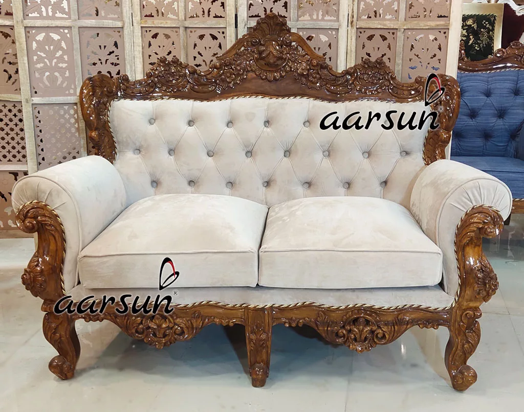 Handcrafted 7 Seater lookmovie2 Tufted Back Sofa Set 2025