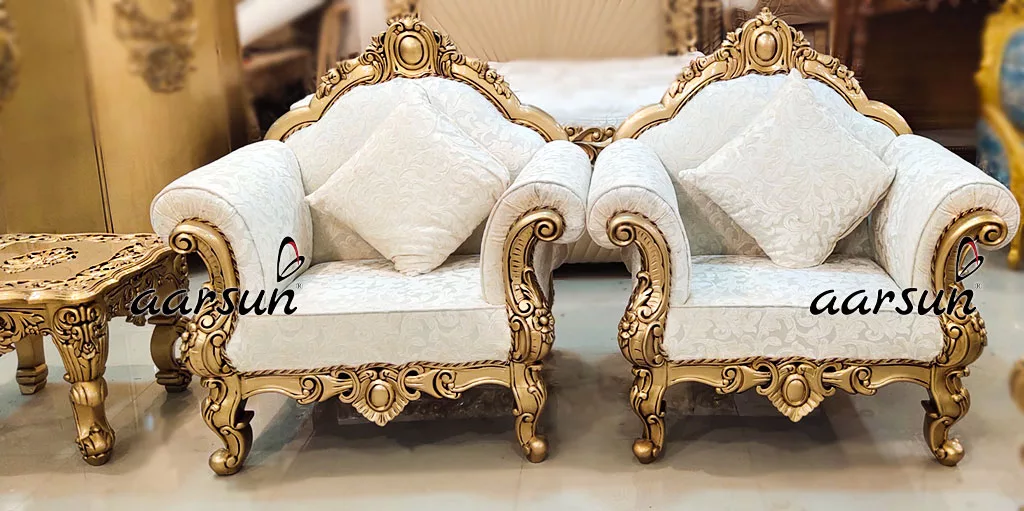 Handcrafted ebaumsworld Sofa Set in Teak Wood  2025