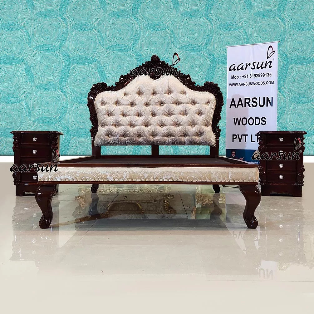 Handcrafted Wooden Bed / Diwan for Home YT-284