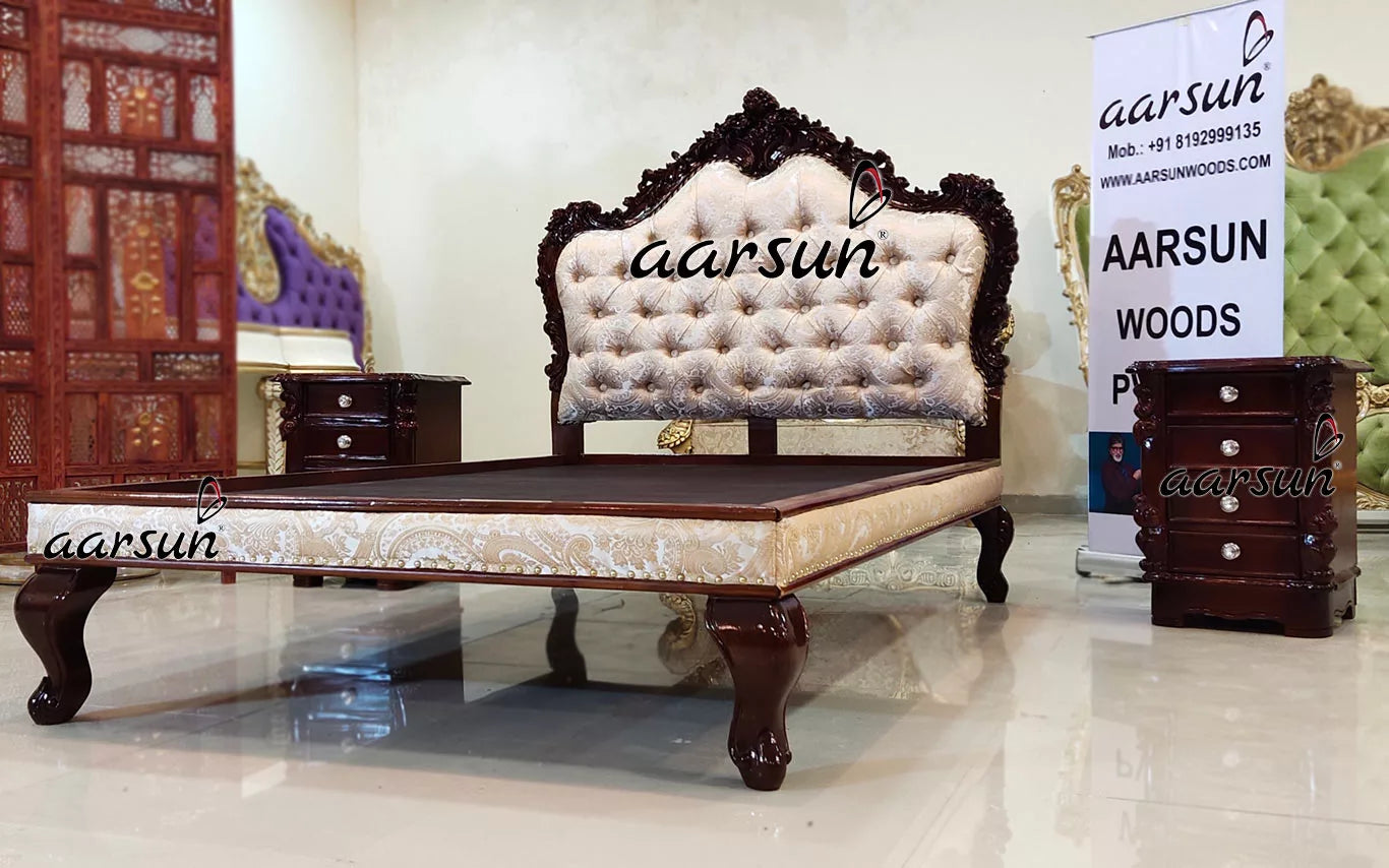 Handcrafted Wooden Bed / Diwan for Home YT-284