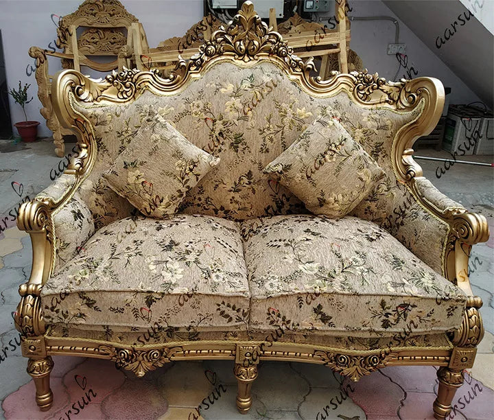 Luxurious Wooden Sofa Set for Living Room YT-96