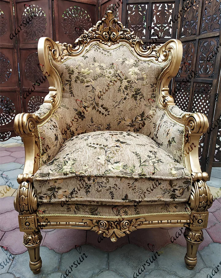 Luxurious Wooden Sofa Set for Living Room YT-96