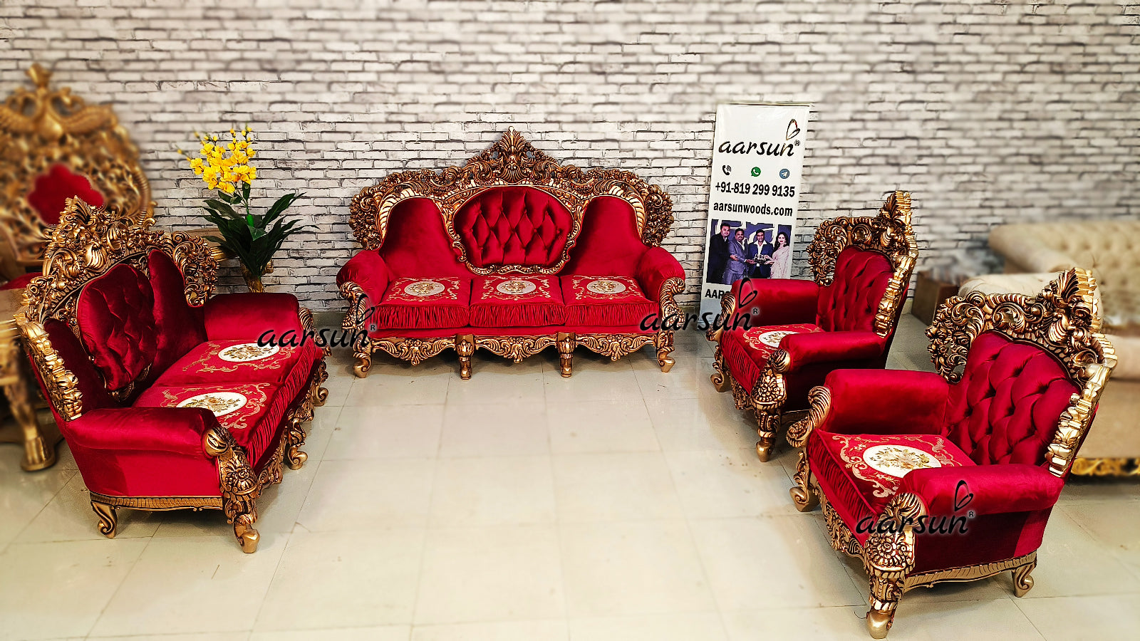 Maharaja Deluxe Sofa Set