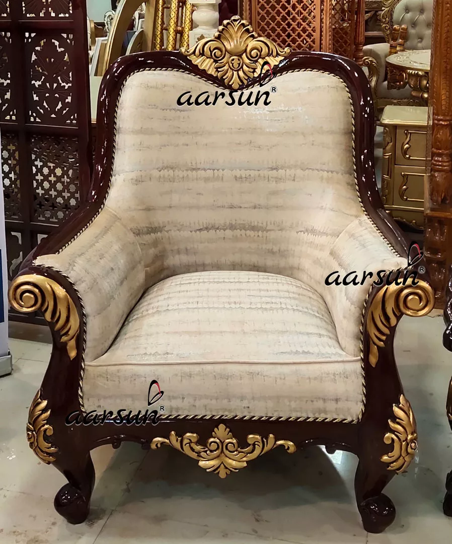 Royal moviesjoy on  Maharaja Sofa Set with Open Back Settee