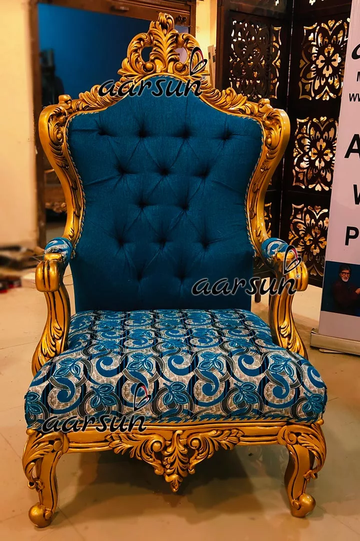 Royal us phone book Sofa Set in Antique Gold  2025