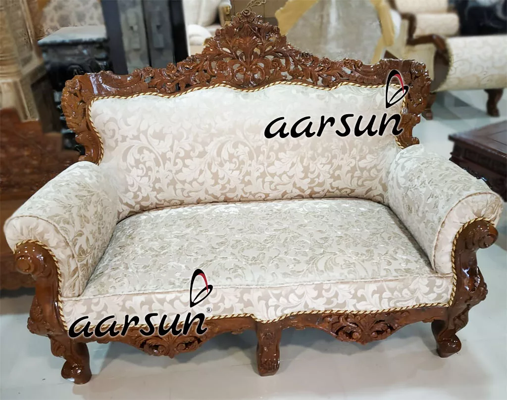 Teak freechatnow Finish Sofa Set  2025