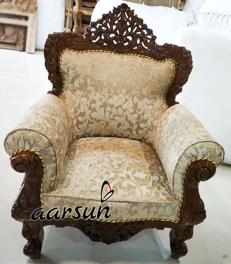 Teak freechatnow Finish Sofa Set  2025