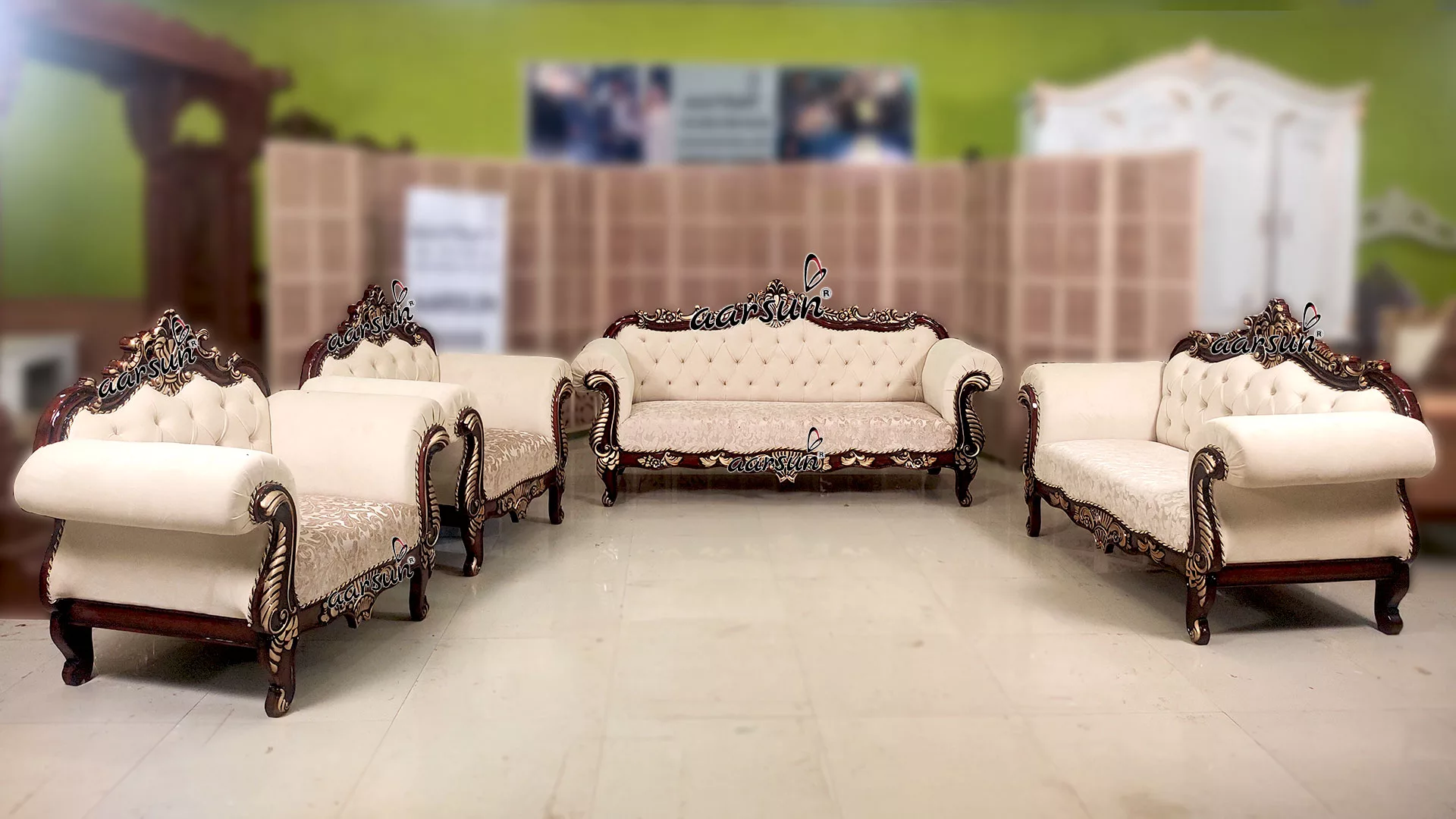 Triple chatib Shade Sofa Set  2025