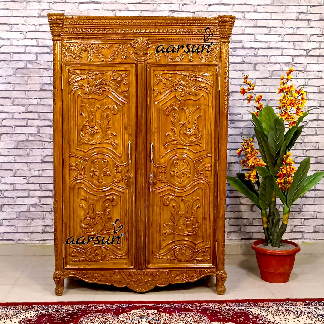 Wooden Almirah with Hidden Drawers YT-788