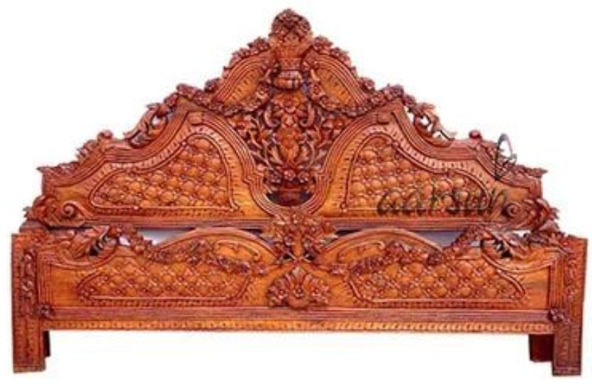 Wooden Handcrafted Bed Frame BED-0022
