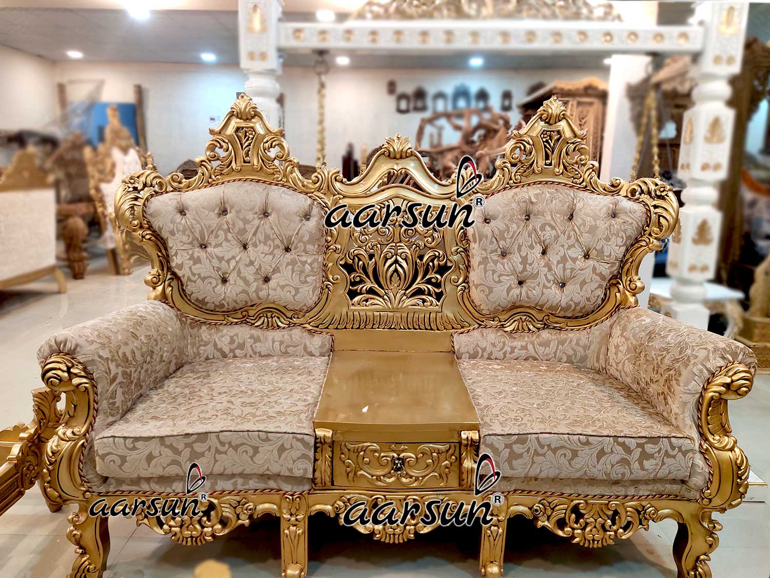 Wooden whoer.net Sofa Set with Royal Finish  2025