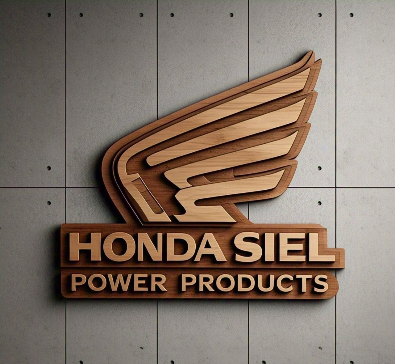 Honda Siel Power Products Wooden Logo 2025 – Rajghar