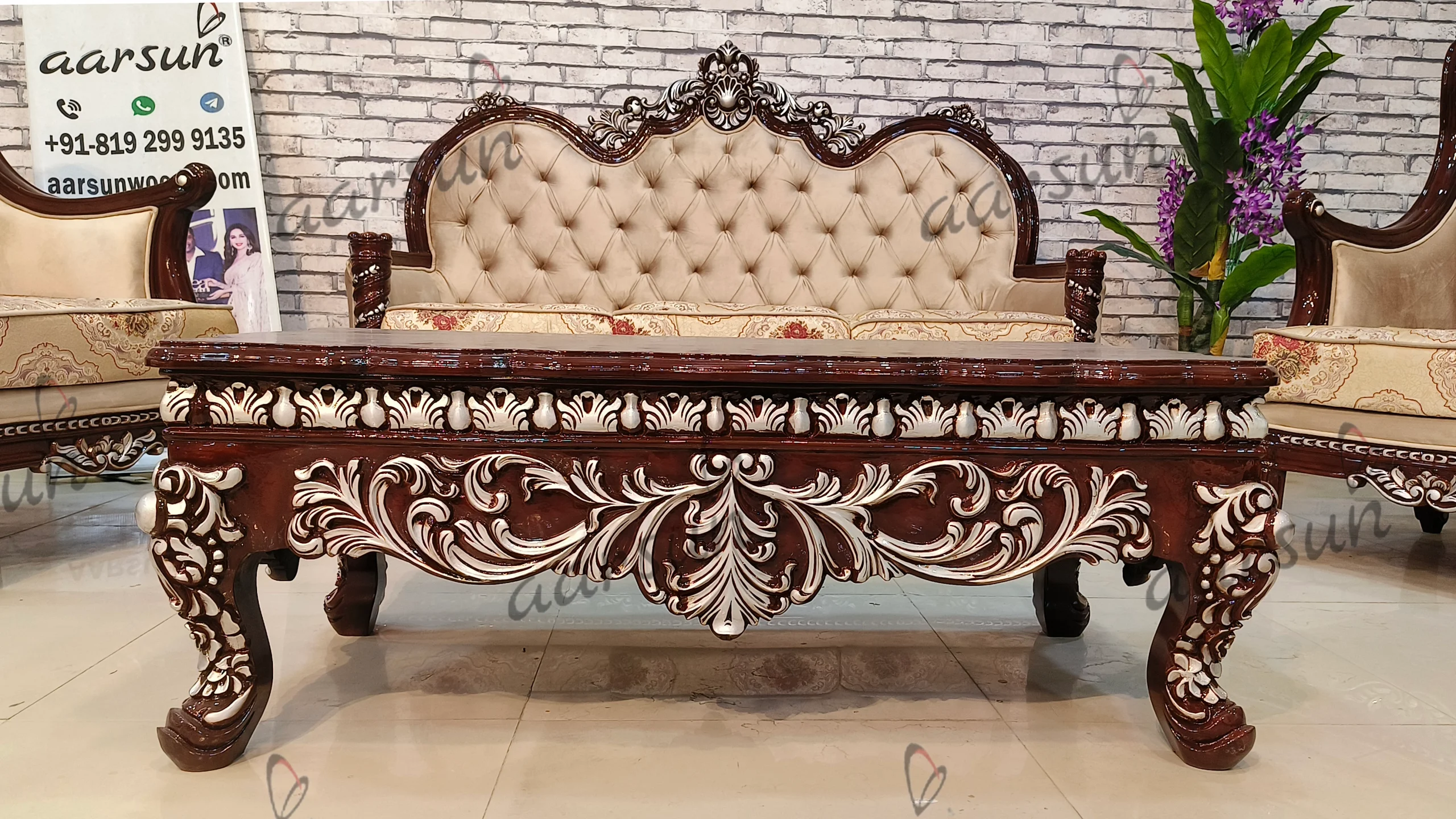 Sofa Set streameast.xyz in  Royal Finish  2025