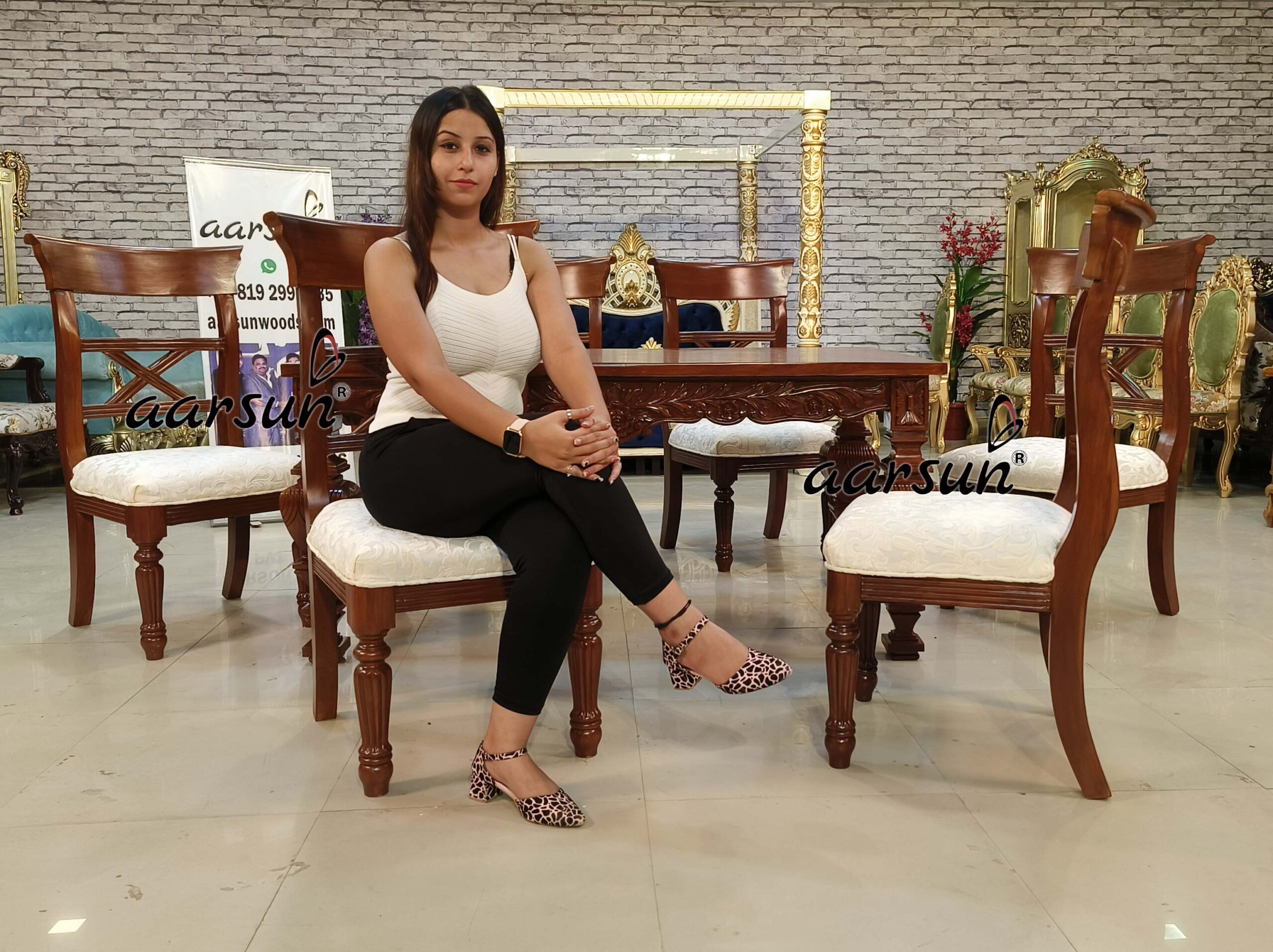 Mid-Century 6 Seater speedyshort.com Dining Set 2025