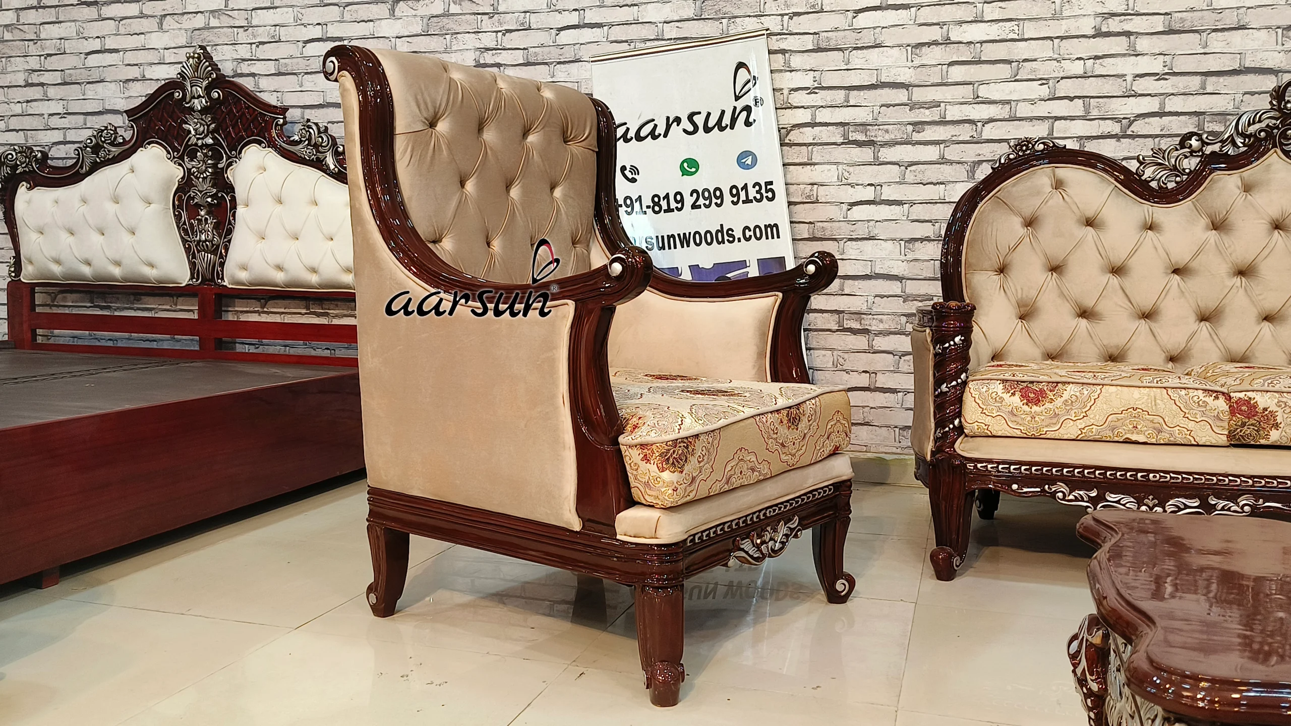 Sofa Set streameast.xyz in  Royal Finish  2025