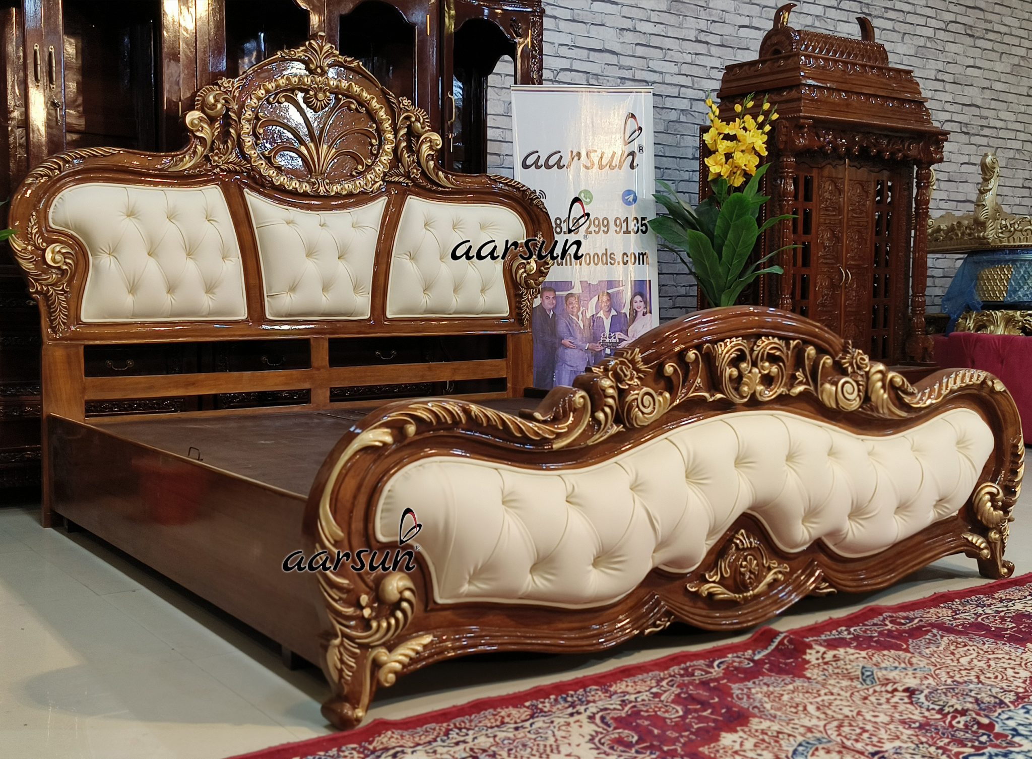 Handcrafted cheaptickets.com King Size Bed 2025