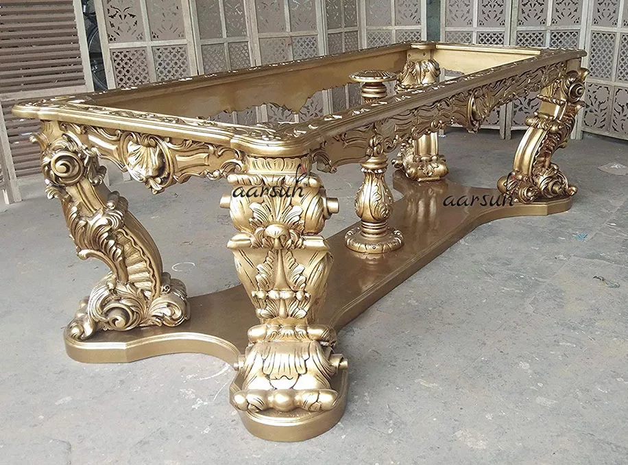 8 Seater 130point Teak Wood Dining Set with Royal Blue Fabric 2025