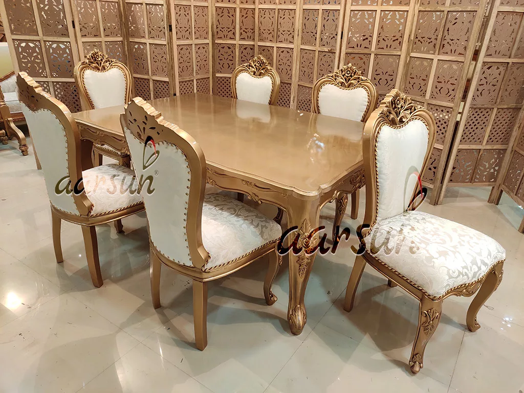 Antique soup2day Gold 6 Seater Dining 2025