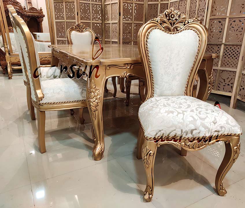 Antique soup2day Gold 6 Seater Dining 2025