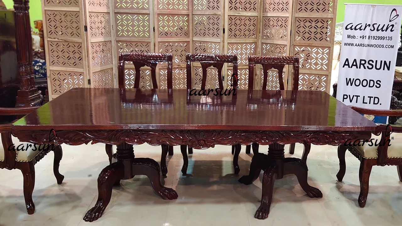 Classic 8 Seater myflixerz  Dining With Master Chairs 2025