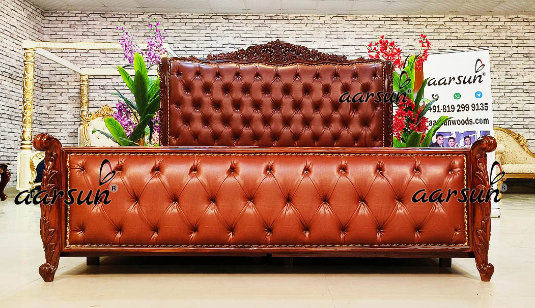 Classic nude leaks Teak Wood Bed with Storage   2025