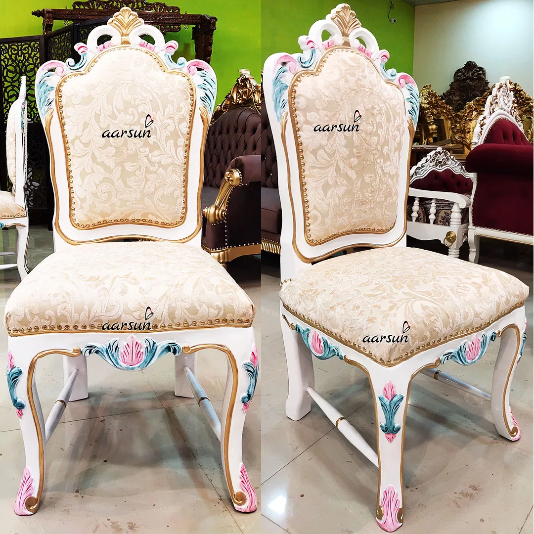 Classy futbollibre White & Gold Dining Set for 6 2025