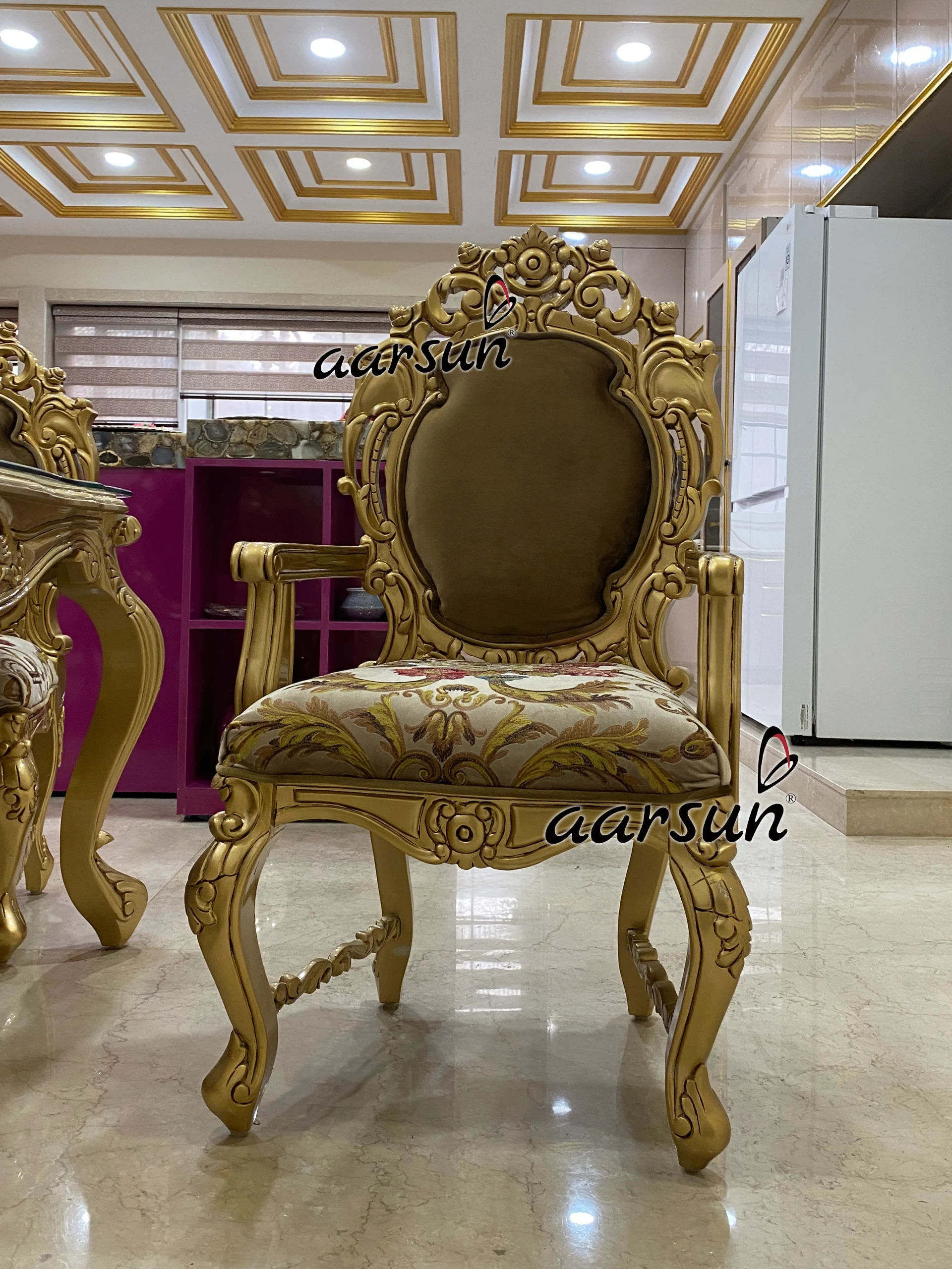 Premium f2 movies 6-Seater Dining Table Set