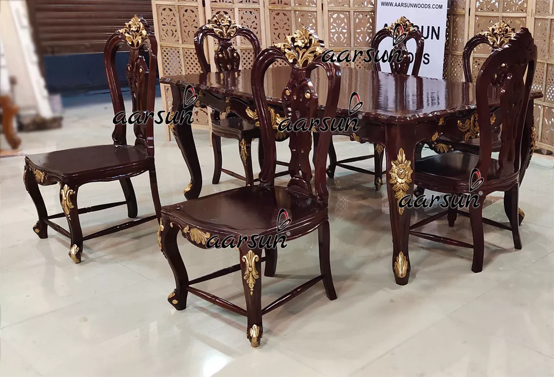 Fully Customized Dining Set with Chippendale Style Chairs Handcrafted 2025