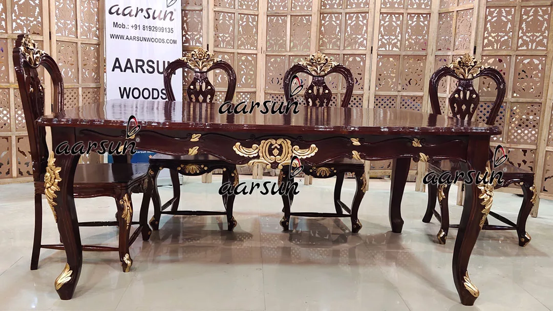 Fully Customized Dining Set with Chippendale Style Chairs Handcrafted 2025