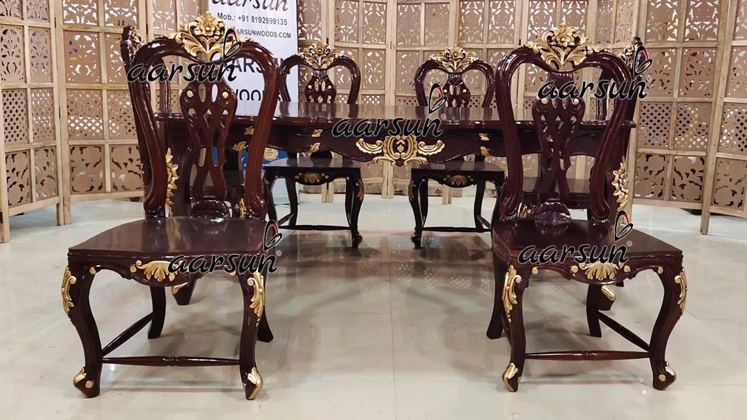 Fully Customized Dining Set with Chippendale Style Chairs Handcrafted 2025