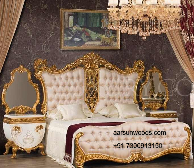 Elegant Comfort  King-Size Luxury Bed Frame 2025