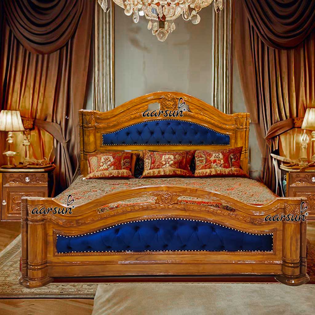 King size bed reaperscan Modern Stylish Wooden design 2025